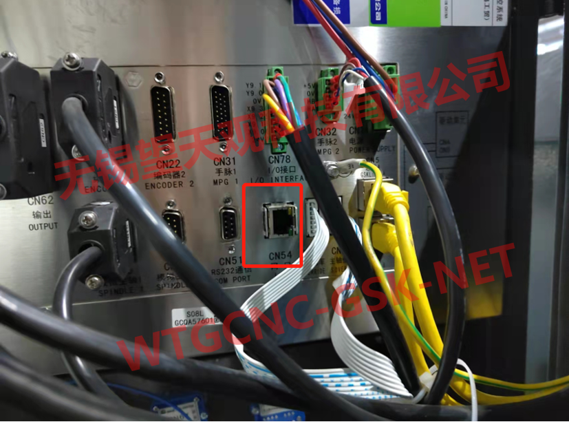 980TDi用CN54网口连接WTGCNC-GSK系列网关采集机床数据 980TDi用CN54网口连接WTGCNC-GSK系列网关采集机床数据